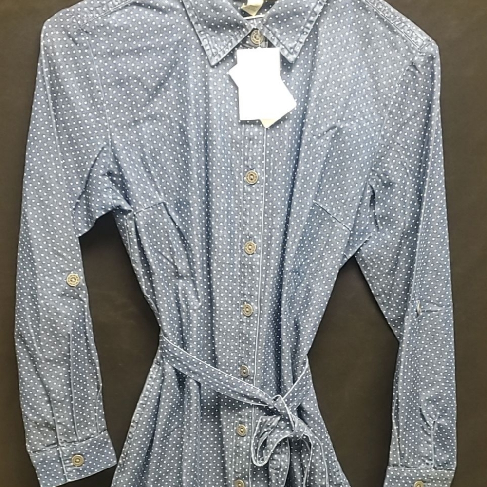 Appleseeds petites size 10P polka dot dress NWT
